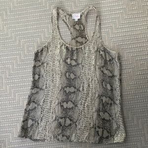 Parker lightweight sequins racer back top
